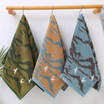 Ensemble de 4 serviettes teintes - Vignette | Serviettes de bain 