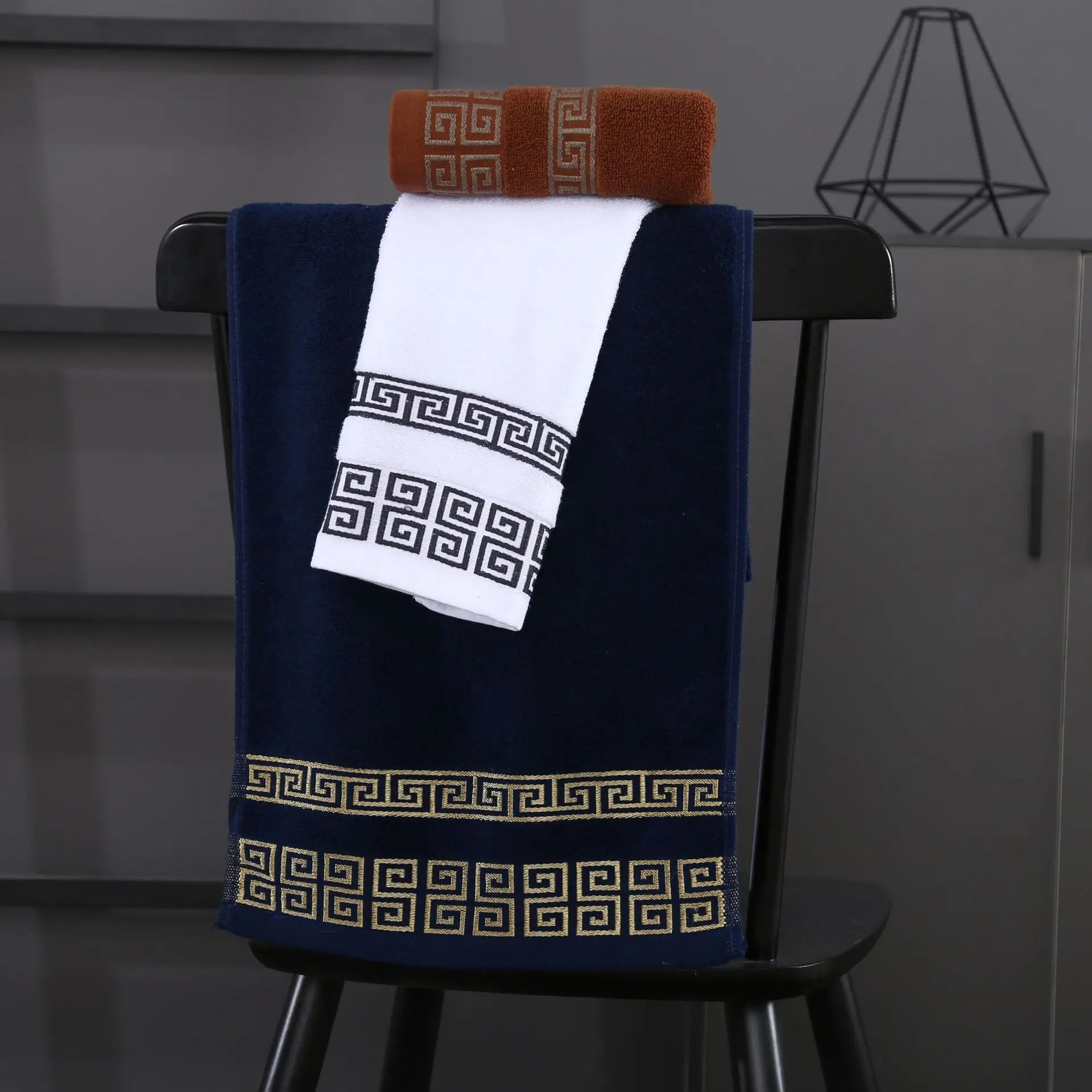 Lot de 2 serviettes de bain 5