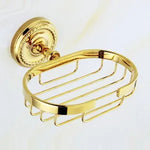 porte-serviettes doré et accessoires salle de bain - Vignette | Serviettes de bain 