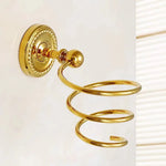 porte-serviettes doré et accessoires salle de bain - Vignette | Serviettes de bain 