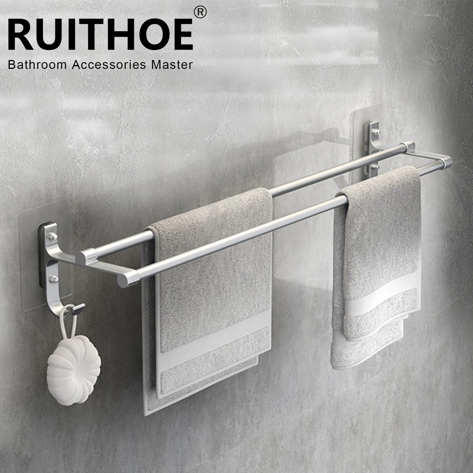 Porte serviette aluminium
