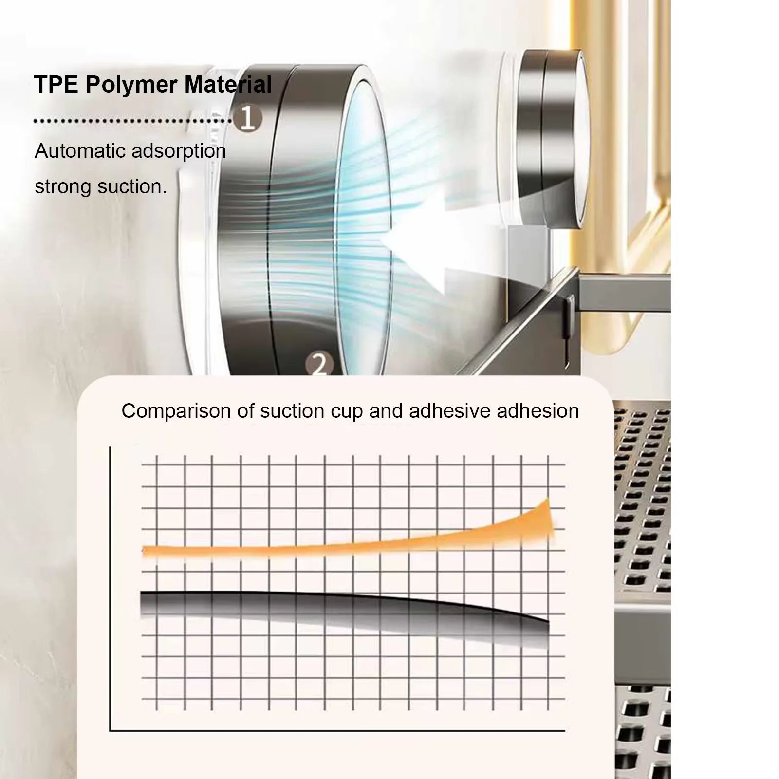 Porte serviette aluminium à étagère 6