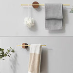 Porte serviette bois de noyer - Vignette | Serviettes de bain 