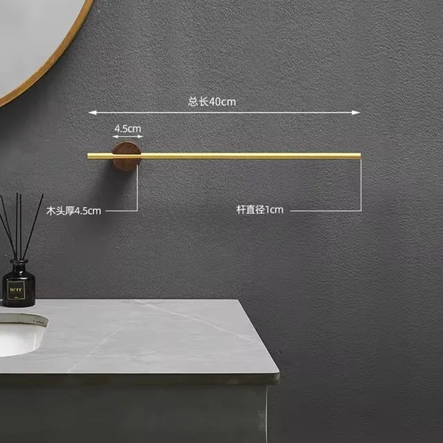 Porte serviette bois de noyer 7