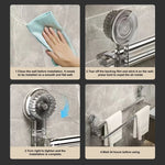 Porte serviette modulable en plastique - Vignette | Serviettes de bain 