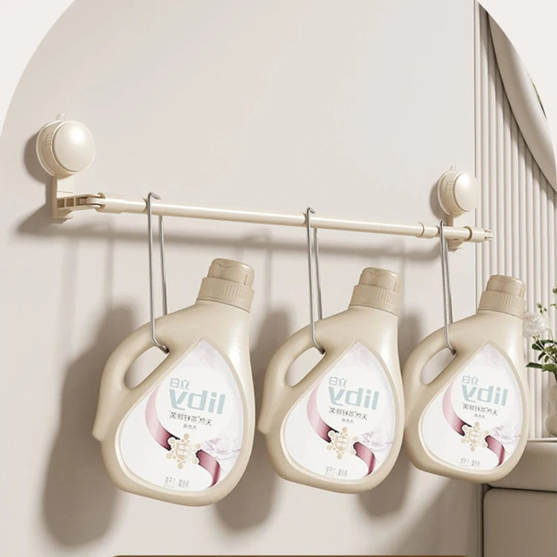 Porte serviette rétractable à ventouse 5