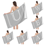 Serviette de bain alphabet - Vignette | Serviettes de bain 