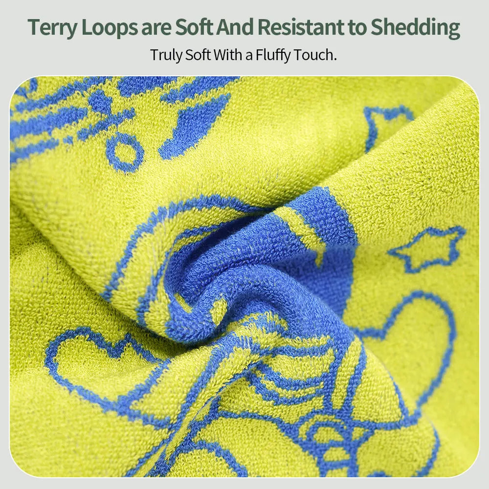 Serviette de bain bambou pour enfants 5