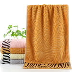 Serviette de bain bambou à rayures - Vignette | Serviettes de bain 