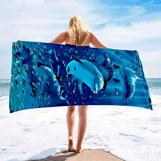 Serviette de bain dauphin