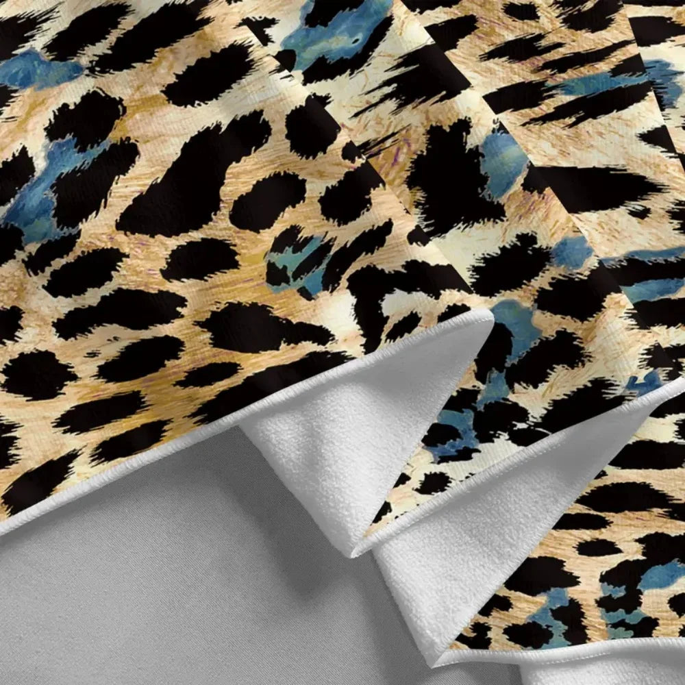 Serviette de bain léopard 4