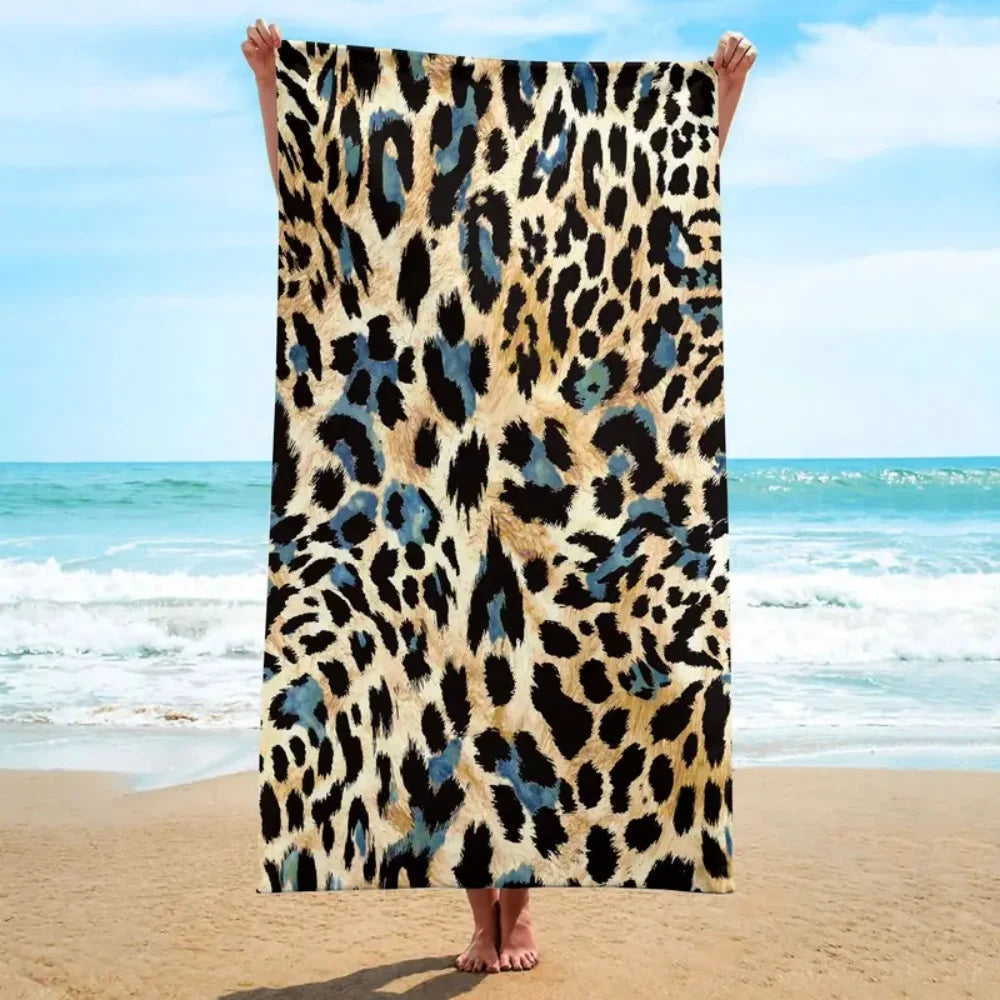 Serviette de bain léopard 7