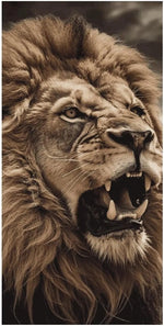 Serviette de bain lion - Vignette | Serviettes de bain 