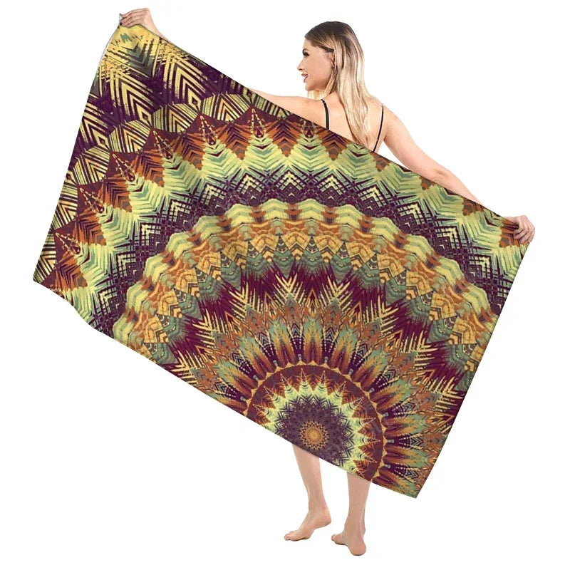 Serviette de bain mandala 14
