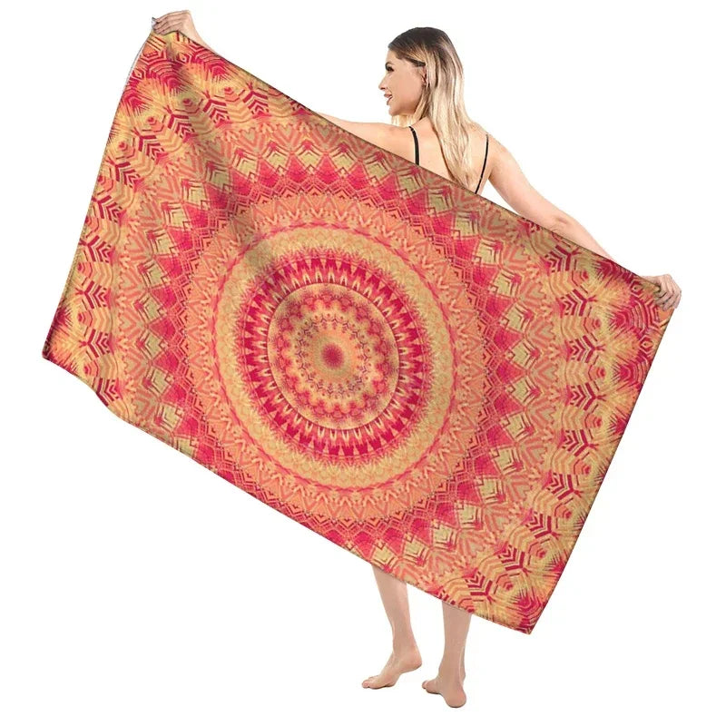 Serviette de bain mandala 17