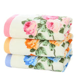 Serviette de bain motif  pivoine - Vignette | Serviettes de bain 