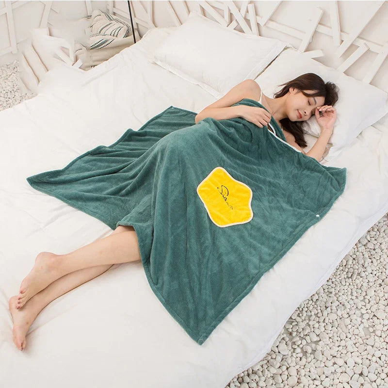 Serviette de bain peignoir 4