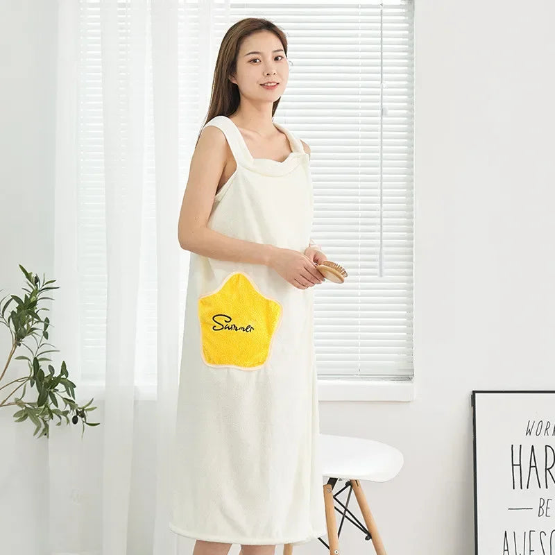 Serviette de bain peignoir 7