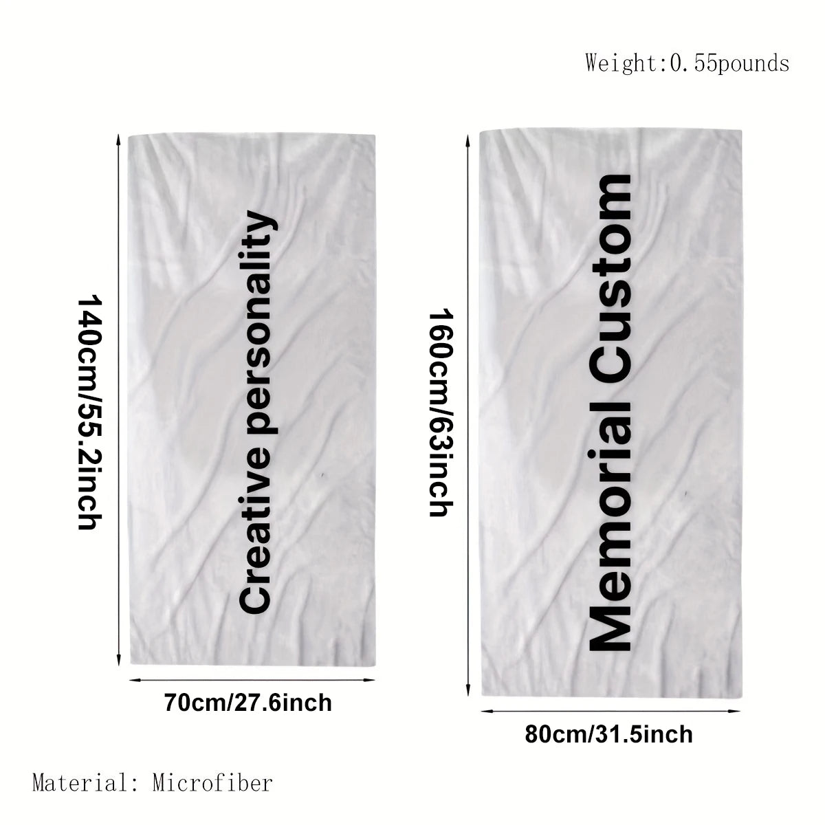 Serviette de bain personnalisée 2