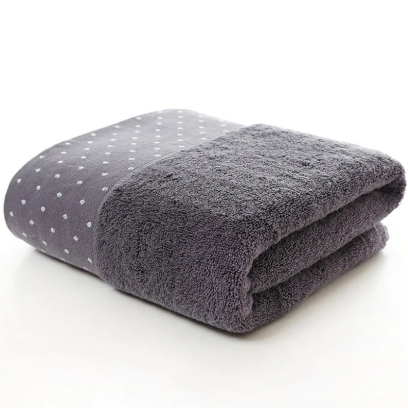 Serviette de bain petits points 7