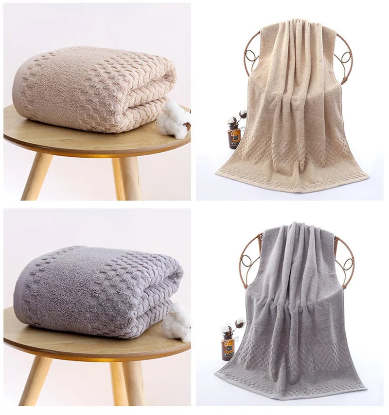 Serviette de bain à plaid 5