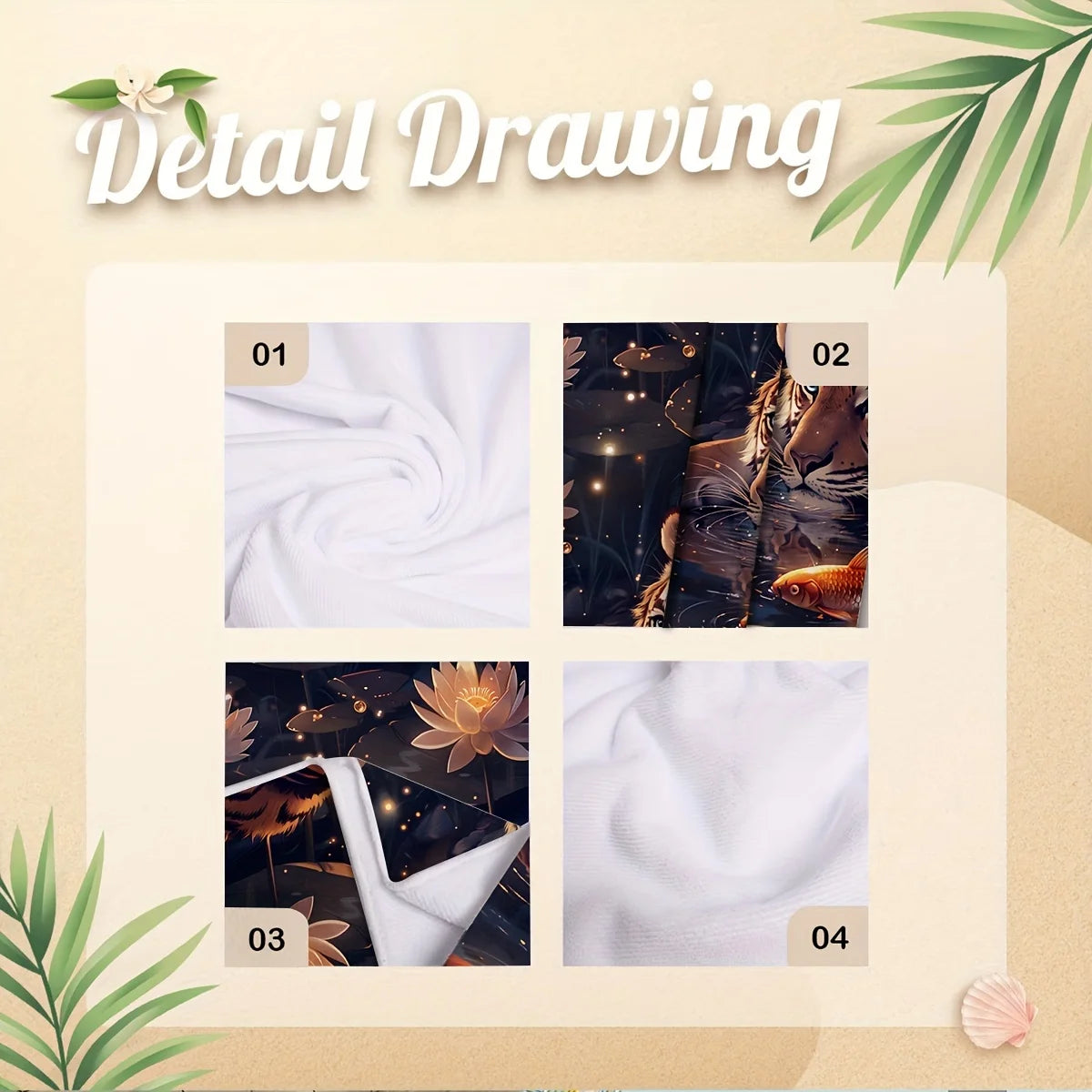 Serviette de bain tigre 5