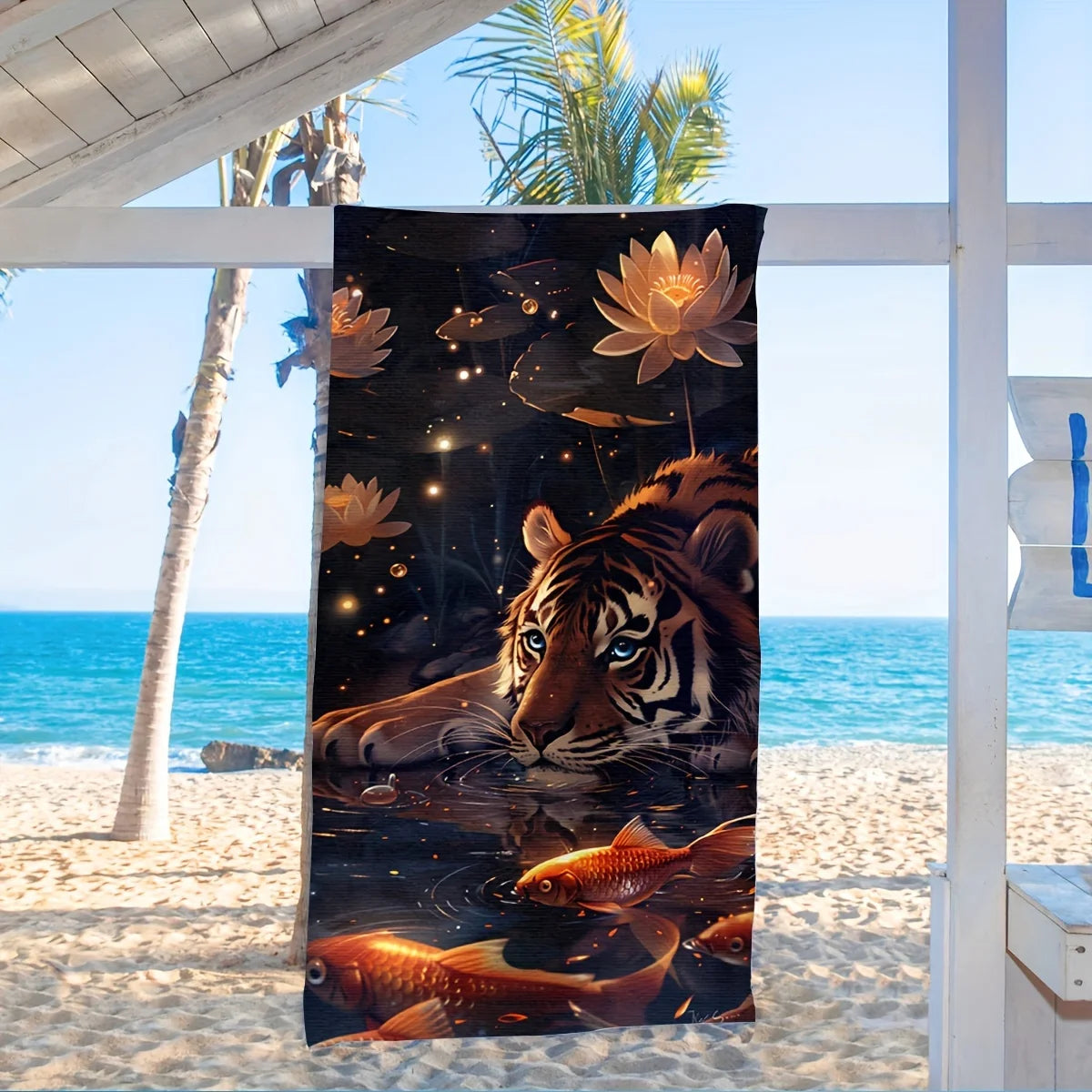 Serviette de bain tigre 6