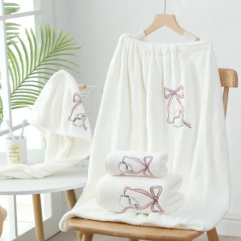 Serviette de bain trio jupe 3