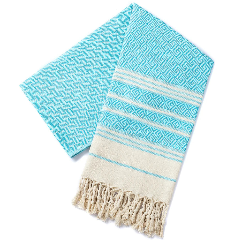 Serviette de bain turque rayée 13