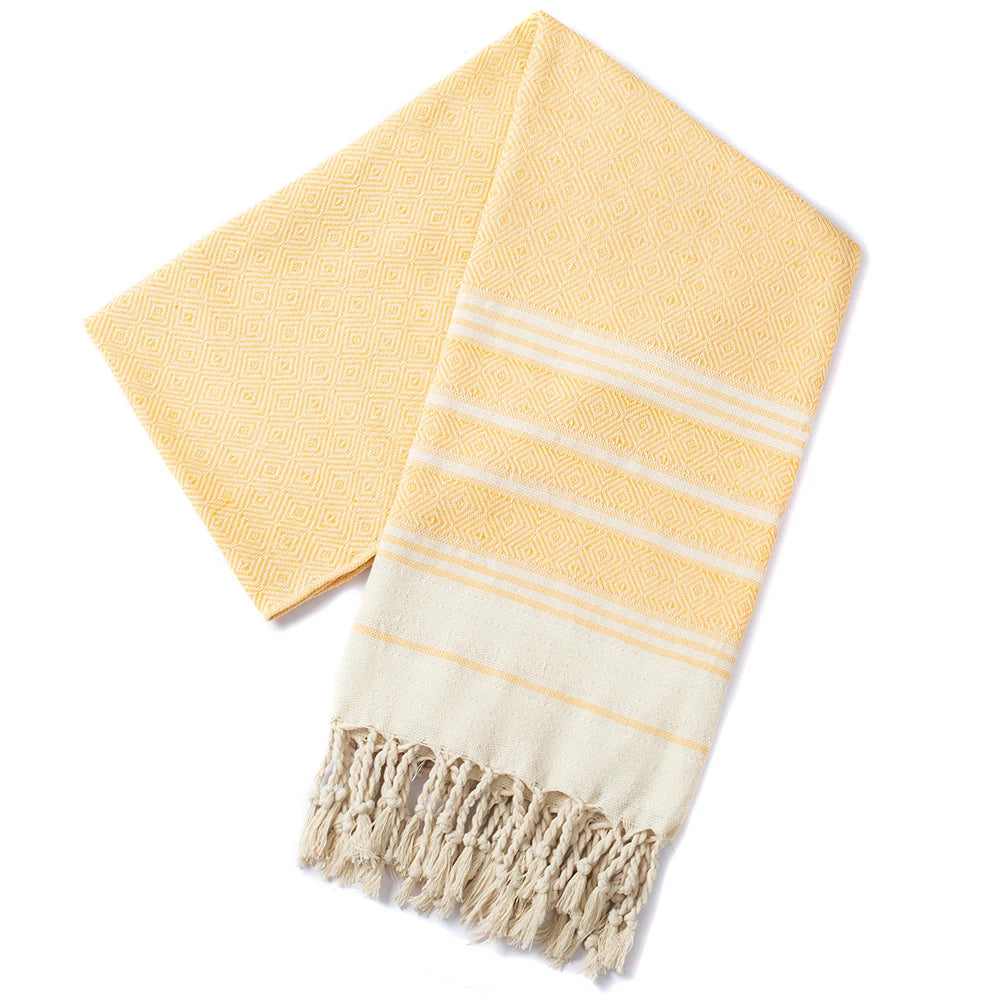 Serviette de bain turque rayée 15