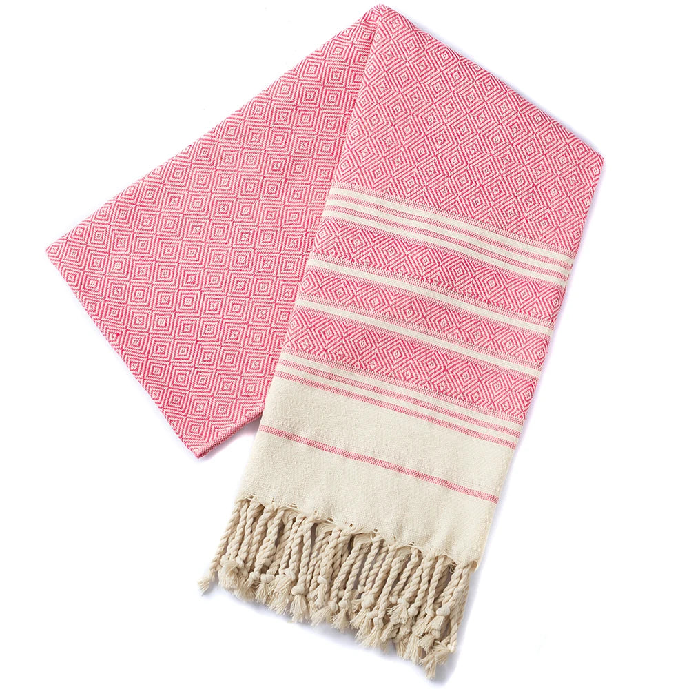 Serviette de bain turque rayée 8