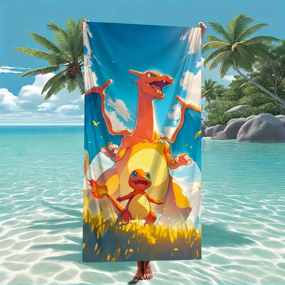 Serviette de plage Draco feu 2