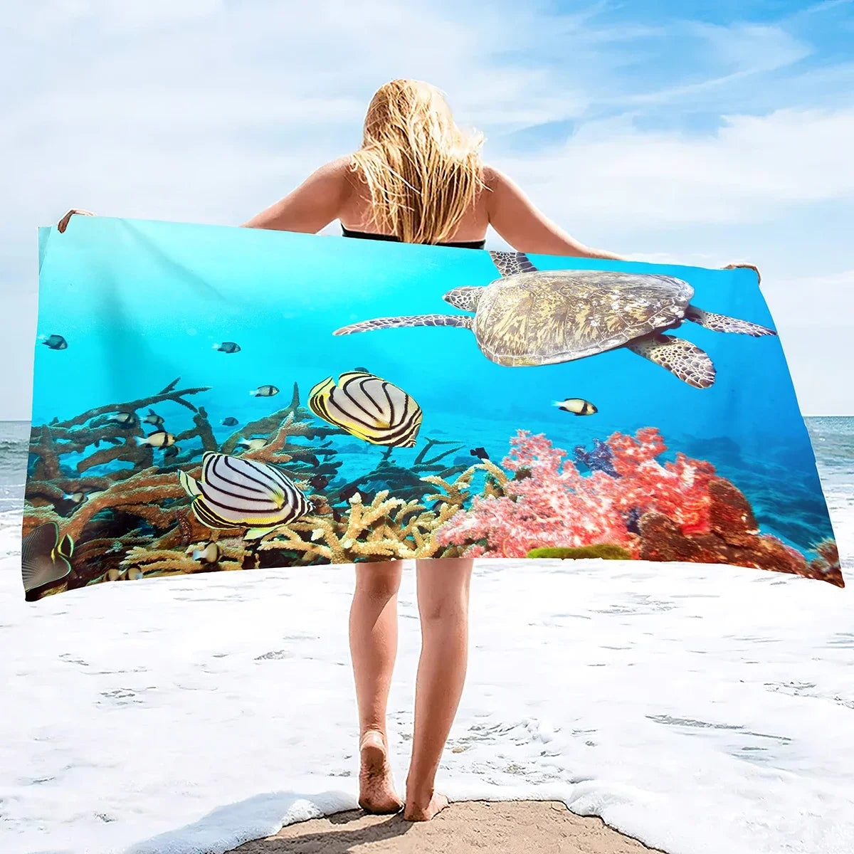  Serviette de plage aquarium 10