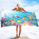 Serviette de plage aquarium - Vignette | Serviettes de bain 