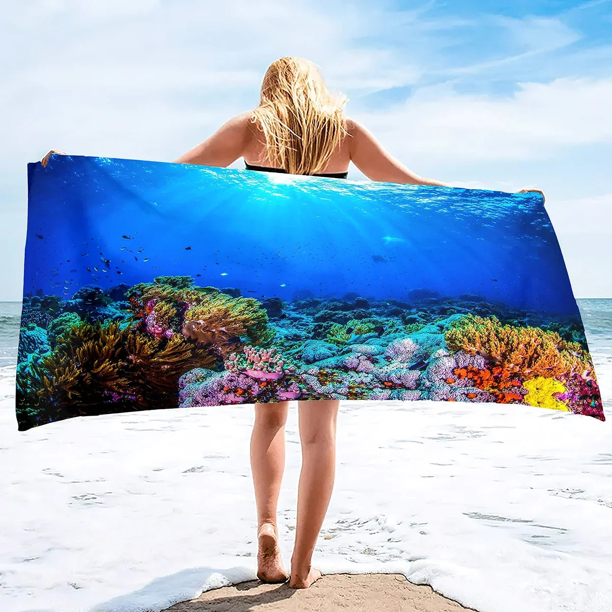  Serviette de plage aquarium 18