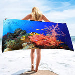 Serviette de plage aquarium - Vignette | Serviettes de bain 