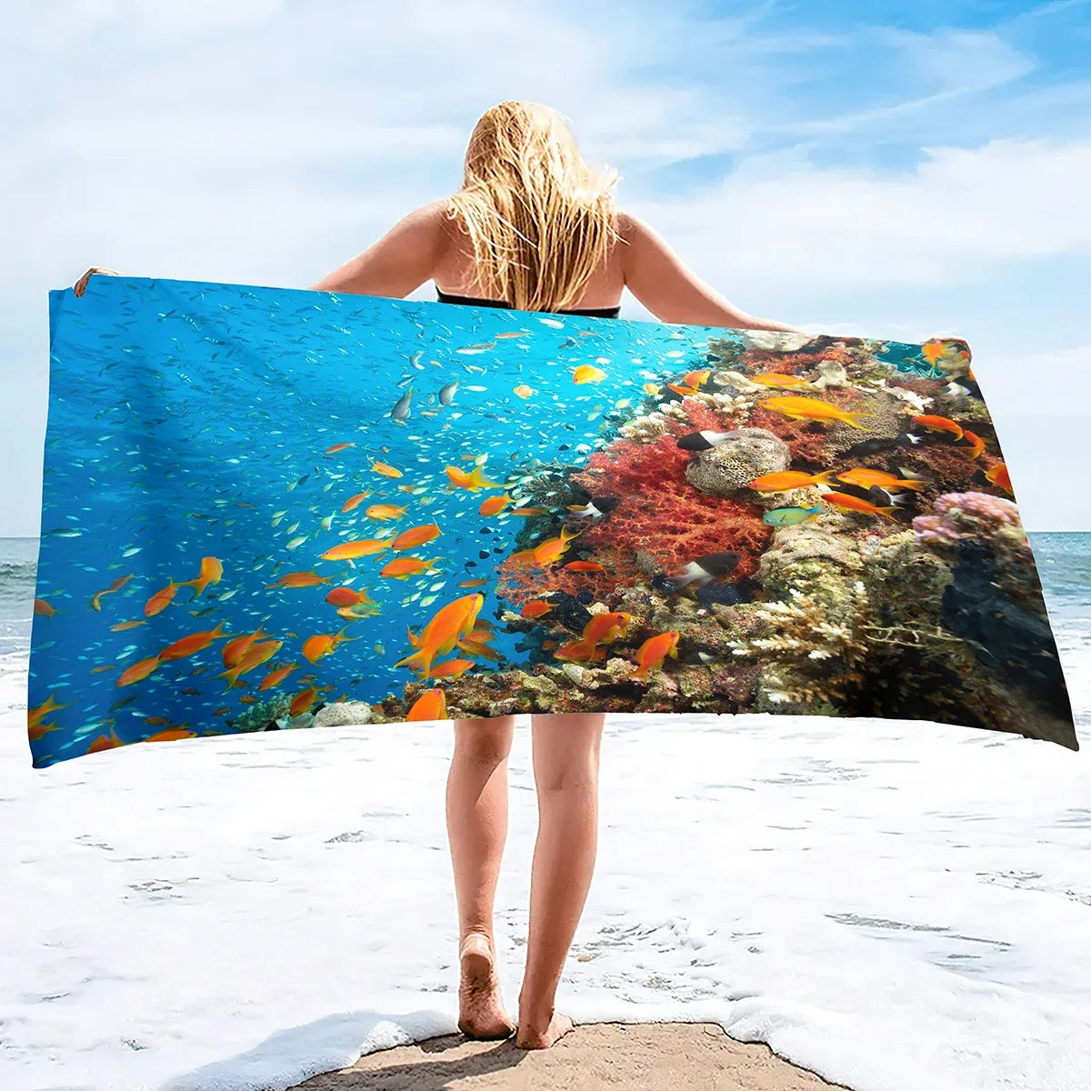  Serviette de plage aquarium 8
