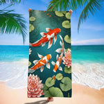 Serviette de plage carpes - Vignette | Serviettes de bain 