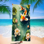 Serviette de plage carpes - Vignette | Serviettes de bain 