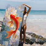 Serviette de plage carpes - Vignette | Serviettes de bain 