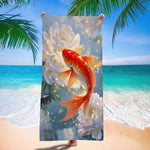 Serviette de plage carpes - Vignette | Serviettes de bain 