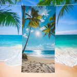 Serviette de plage cocotiers - Vignette | Serviettes de bain 