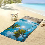 Serviette de plage cocotiers - Vignette | Serviettes de bain 