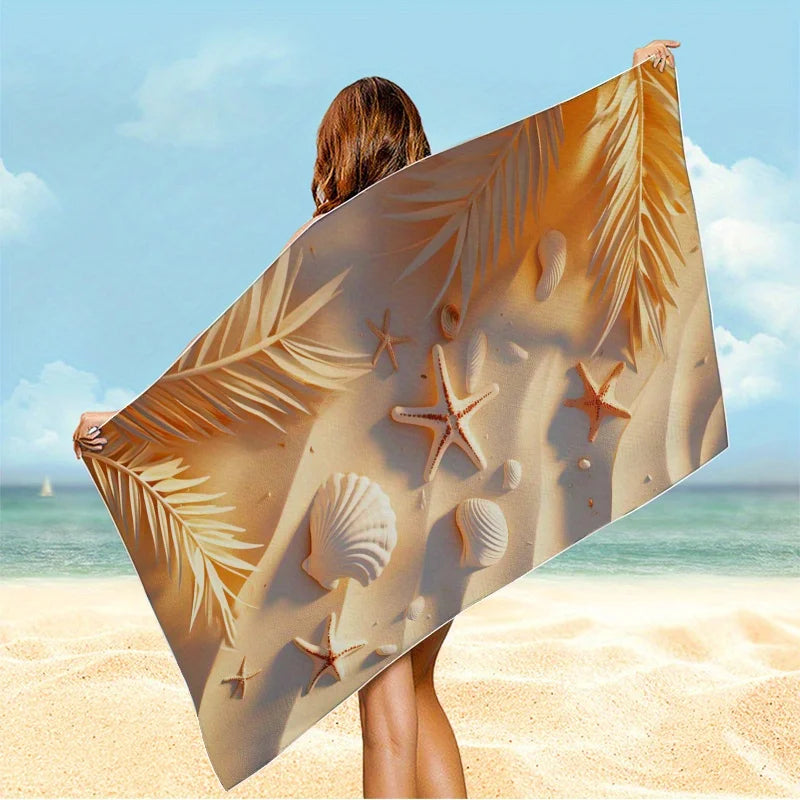 Serviette de plage dorée 2
