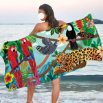 Serviette de plage jungle - Vignette | Serviettes de bain 