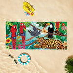 Serviette de plage jungle - Vignette | Serviettes de bain 