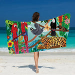 Serviette de plage jungle - Vignette | Serviettes de bain 