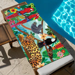 Serviette de plage jungle - Vignette | Serviettes de bain 