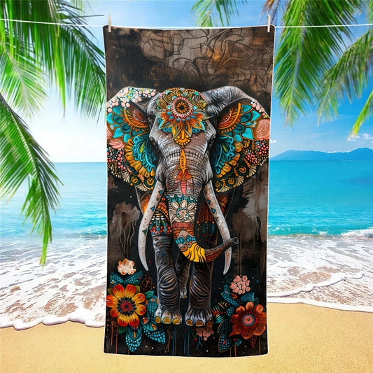 Serviette de plage éléphant