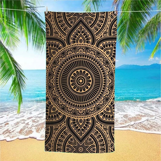 Serviette de plage mandala